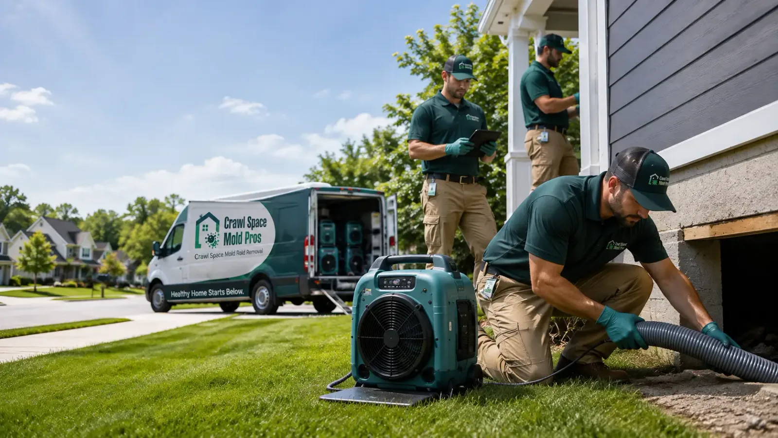 Crawl Space Mold Removal in Franklin Grove, IL
